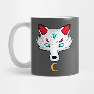 Kitsune Fox Mask Mug